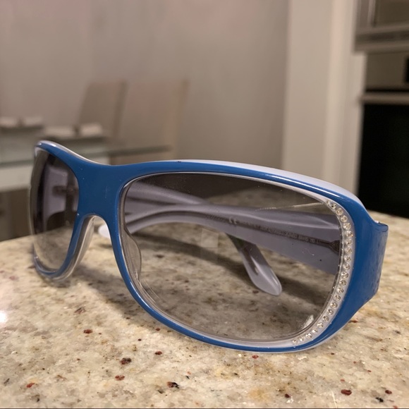 Authentic Dior Sun glasses - Blue - Picture 3 of 5